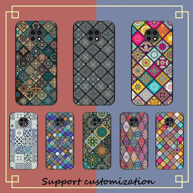 

Retro Bohemian Pattern Phone Case for Redmi Note 8 7 9 4 6 pro max T X 5A 3 10 lite pro