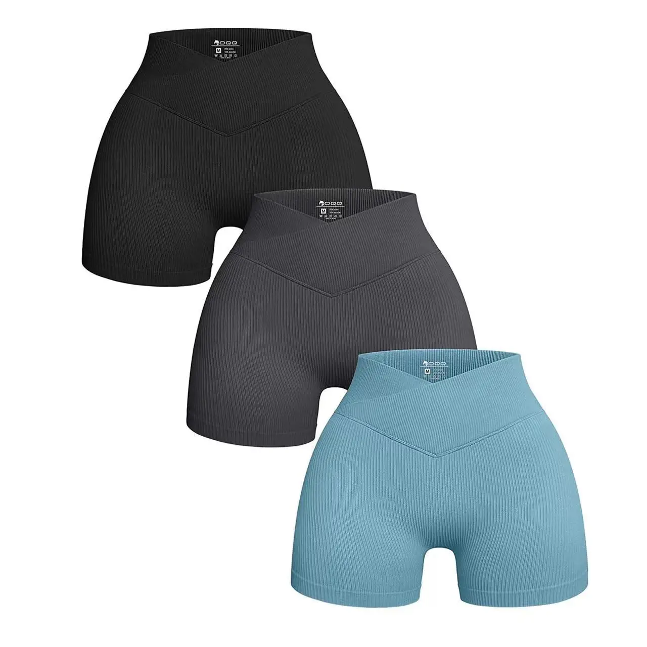 Fitness Sporty Skinny Women Bikier Shorts 2023 Summer Yoga Shorts Rib Workout High Waist Leggings Slim Outfits Fit Sports Pants