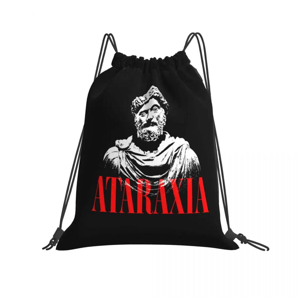 Мешок на шнурке с принтом древнего римского стоика философии стоицизма Ataraxia -