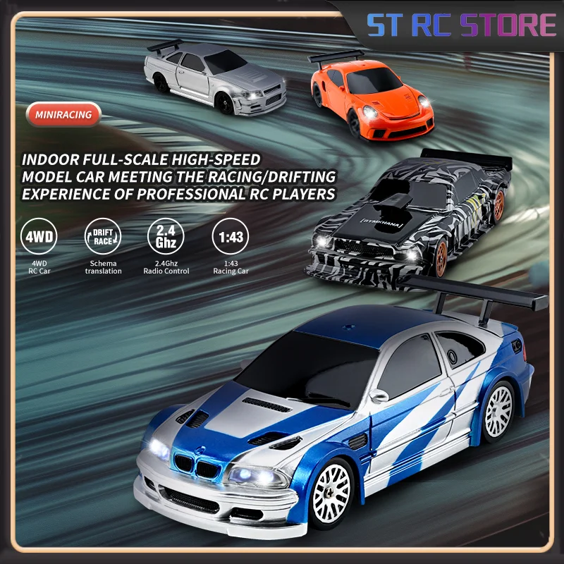 New With Gyroscope Jiabaile 1:43 Mini Four-Wheel Drive Drift Remote Control Car Full-Scale Professional Rc Racing Boys Gifts