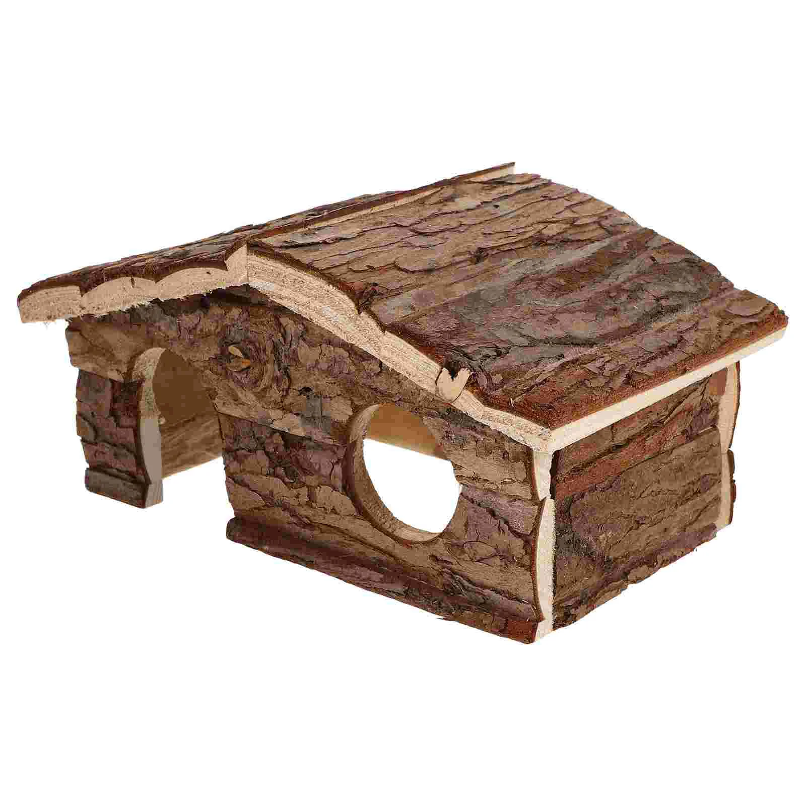 Клетка для укрытия хомяка деревянная кабина убеждения дом морской свинки хижина