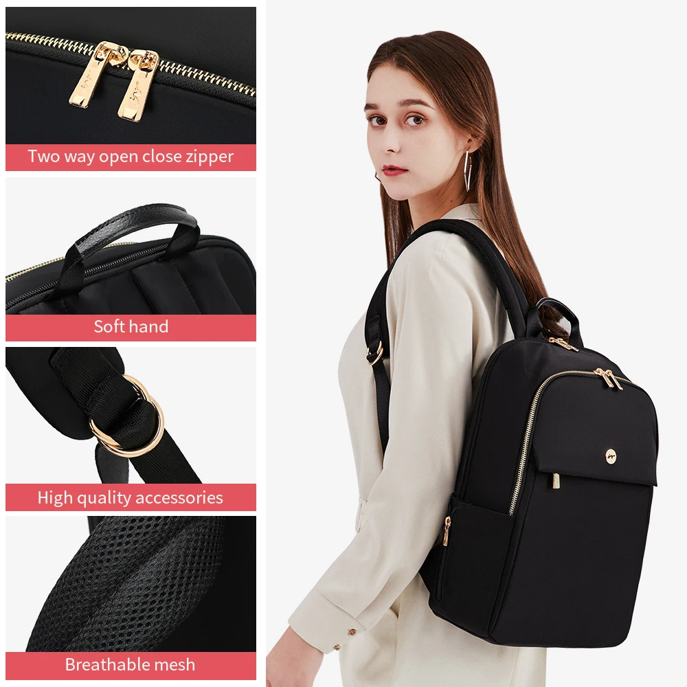 Fashion Laptop bag 13inch 14inch 15.6Inch Laptop Backpack  Brifecase For OfficeTravel Daypack Leisure Backpack Women Gril