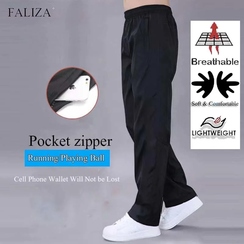 

SPrin Casual Pants Mens Oversized Sweatpants ray Loose Resistant Breatable Sports Trousers Runnin Tracksuit Plus 6XL