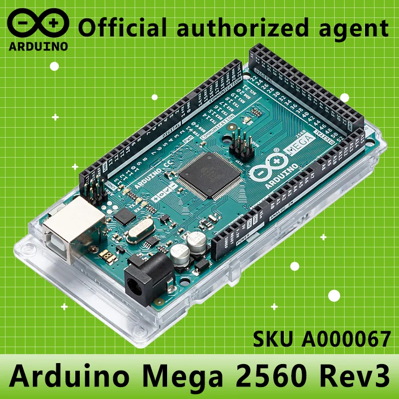 Фото Arduino Mega 2560 Rev3 A000067 ATMEGA2560 AVR однокристальная плата разработки микрокомпьютера Оригинал, импортированный из Италии №1