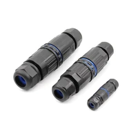 10pcs wire connector ip68 waterproof outdoor led light connector 2 pin 3 pin 4 pin adapter cable screw electrical terminal block