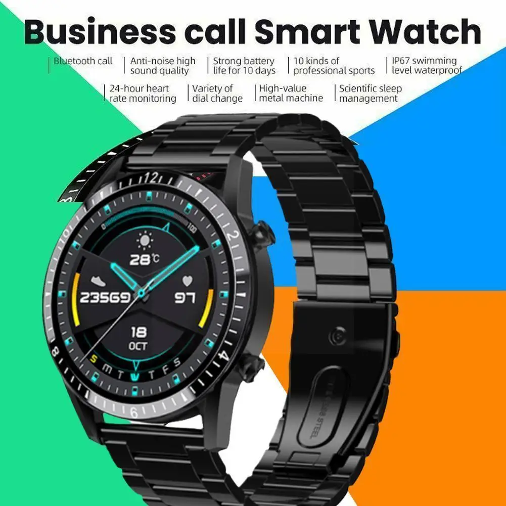 

I9 Bluetooth Calls Watch Voice Chat Fitness Real- Multifunction With Ios Rate Android Compatible 4.4 8.4 Heart Wa W1d1