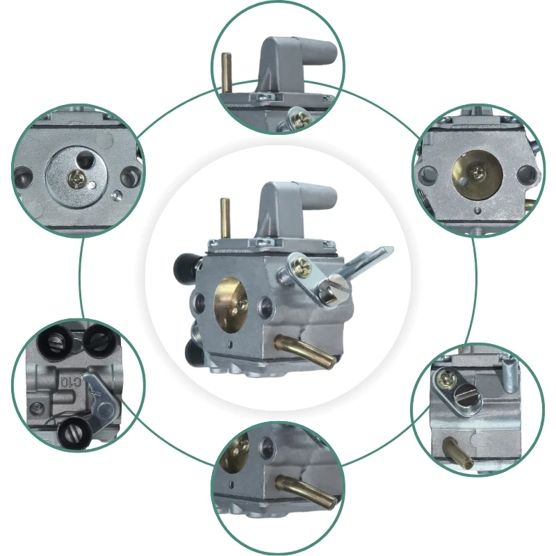 Фото Для Stihl FS120 FS200 TS200 FS250 FS250R FS300 FS350 FR350 Триммер Карбюратор C1Q-S51 C1Q-S82 C1Q-S83 C1Q-S162 ZAMA Карбюратор косилки №3