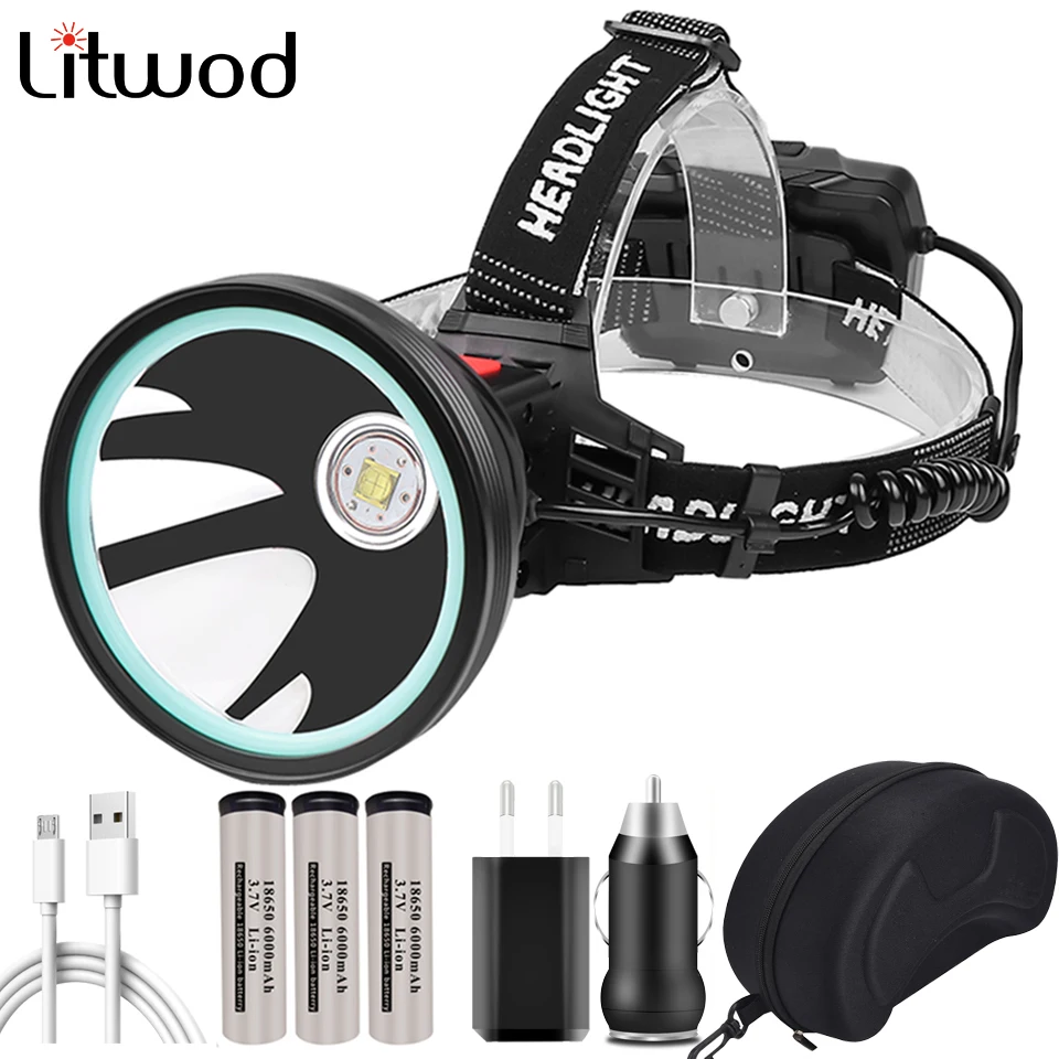 

Самый ярсветильник желтый и белый свет Xhp90.2 светодиодный налобный фонарь налсветильник фонарь лампа XHP50 3*18650 батарея 5S-V64