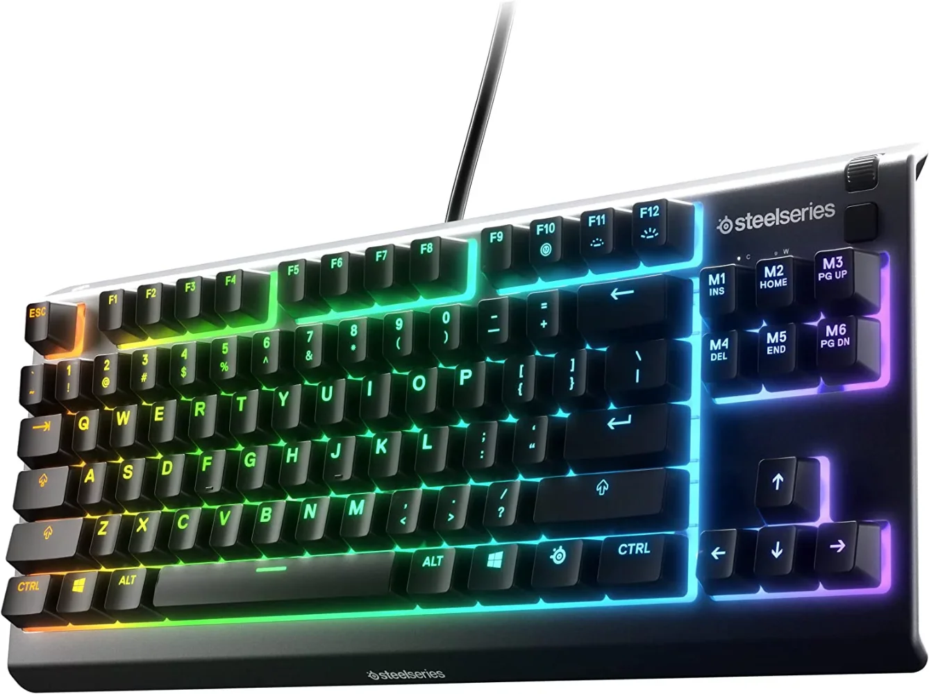 RGB Gaming Keyboard for PC Backlit Brand Mechanical Keyboard for E-sports Game Desktop Computer IP32 Water & Dust Resistant