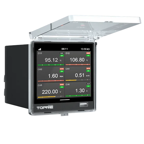 Многоканальный цифровой регистратор температуры PT100 4-20 мА 0-10 в