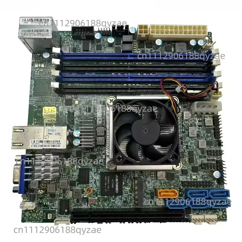 Фото Материнская плата для ITX-сервера с двумя портами 10GbE |   Процессор Xeon D-1521 X10SDV - 4C - TLN2F №1