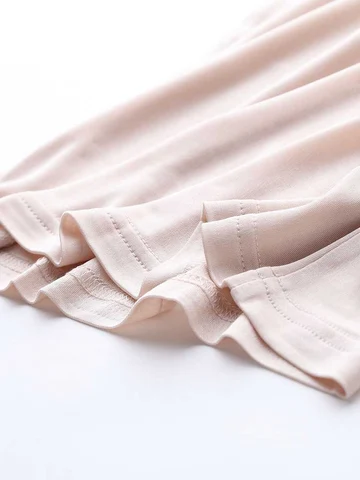 SuyaDream женские шелковые майки бежевые