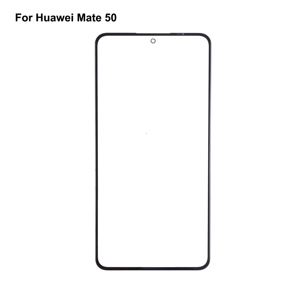 

Для Huawei Mate 50 переднее ЖК-стекло объектив сенсорный экран для Huawei Mate50 Сенсорная панель внешнее стекло экрана без гибкости