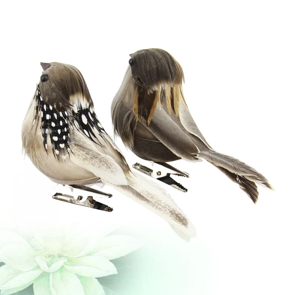 

Birds Bird Decor Artificial Fake Feathered Foamornament Simulation Ornaments Props Decoration Decorations Crafts