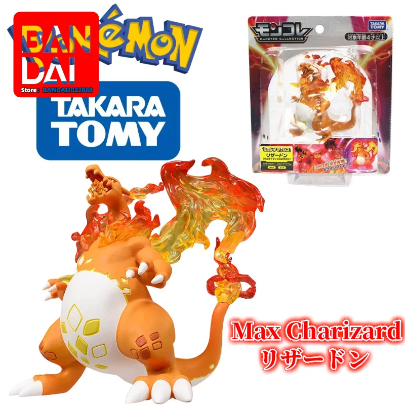 

BANDAI ML Pokemon Figures Domineering Gigantamax Charizard Toys HighQuality Model Perfectly Reproduce Anime Collection toys