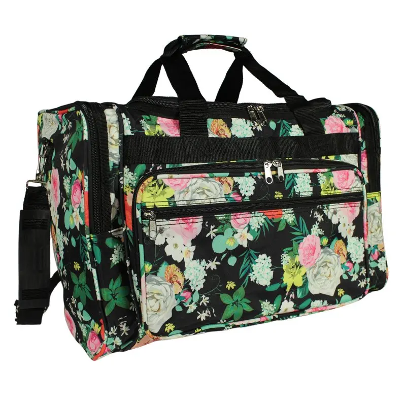 Floral Prints 19-inch Duffel Bag, Rose Lily