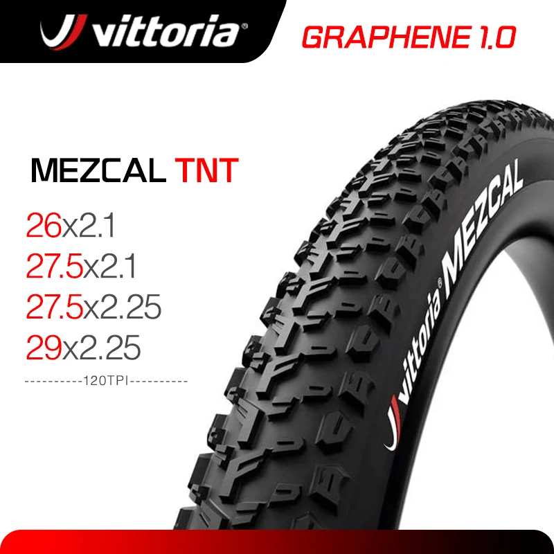 

VITTORIA MEZCAL 27.5x2.1/29x2.25/26x2.1 MTB in Tubeless Tire TNT Graphene Mountain Bike 29/27.5/26vacuum Off-road Folding Tires