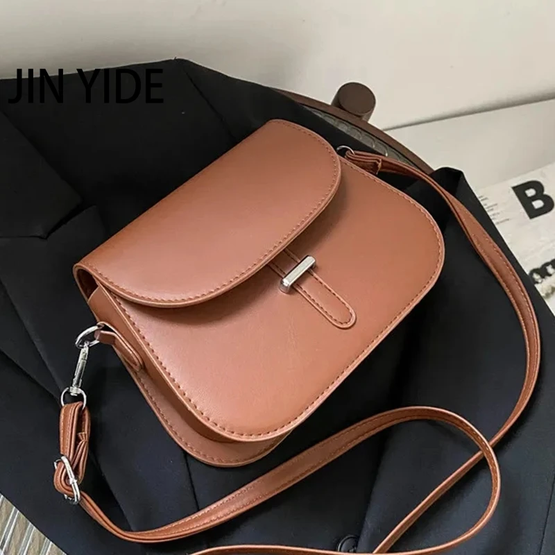 

Vintage Flap Saddle Bag For Women PU Leather Shoulder Messenger Bag Fashion Brands Crossbody Bag Luxury Lady Handbag Purse Bolsa