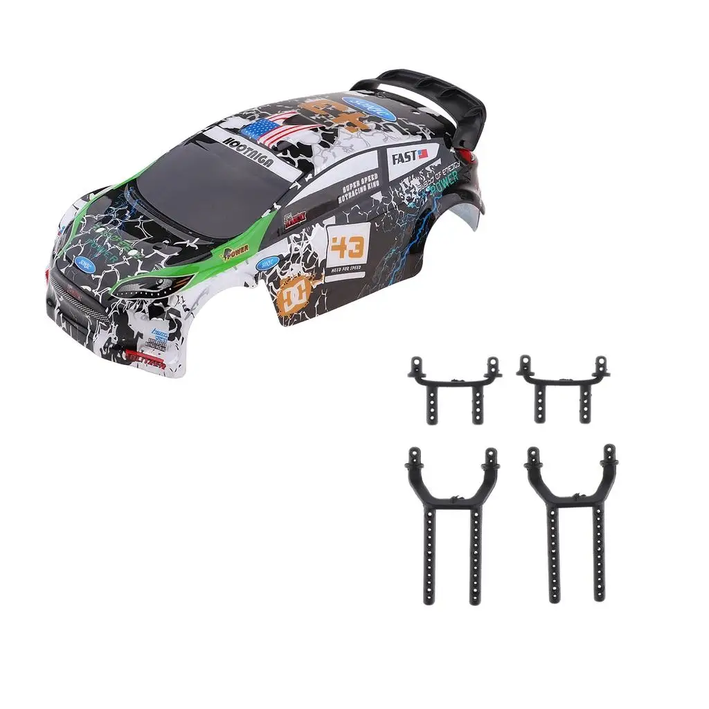 

RC Body Shell Bodywork w/ Front Rear Body Posts for K989 1:28 RC
