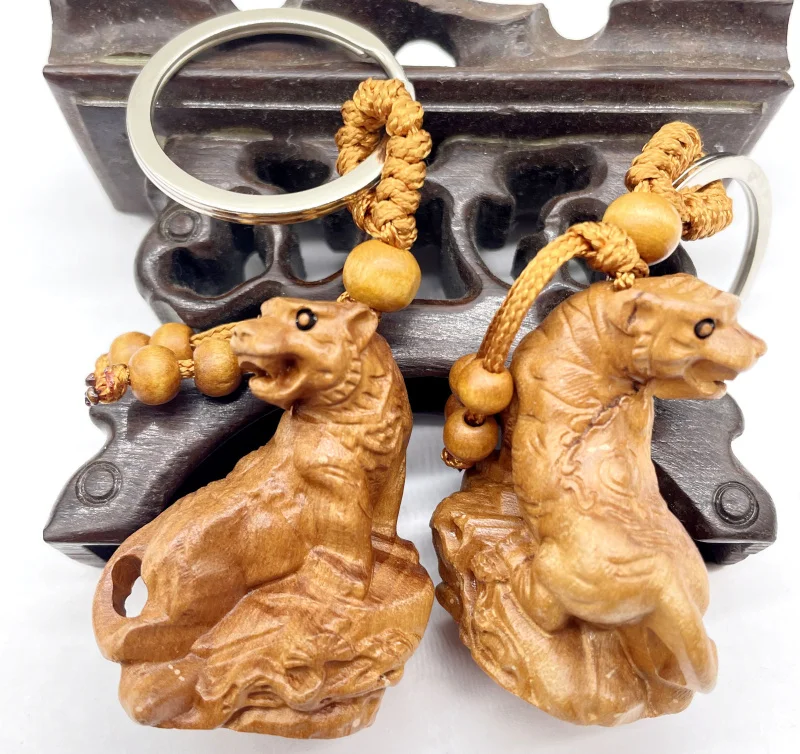 Новинка 2022 красное дерево трехмерный гравировочный брелок подвеска в виде знака