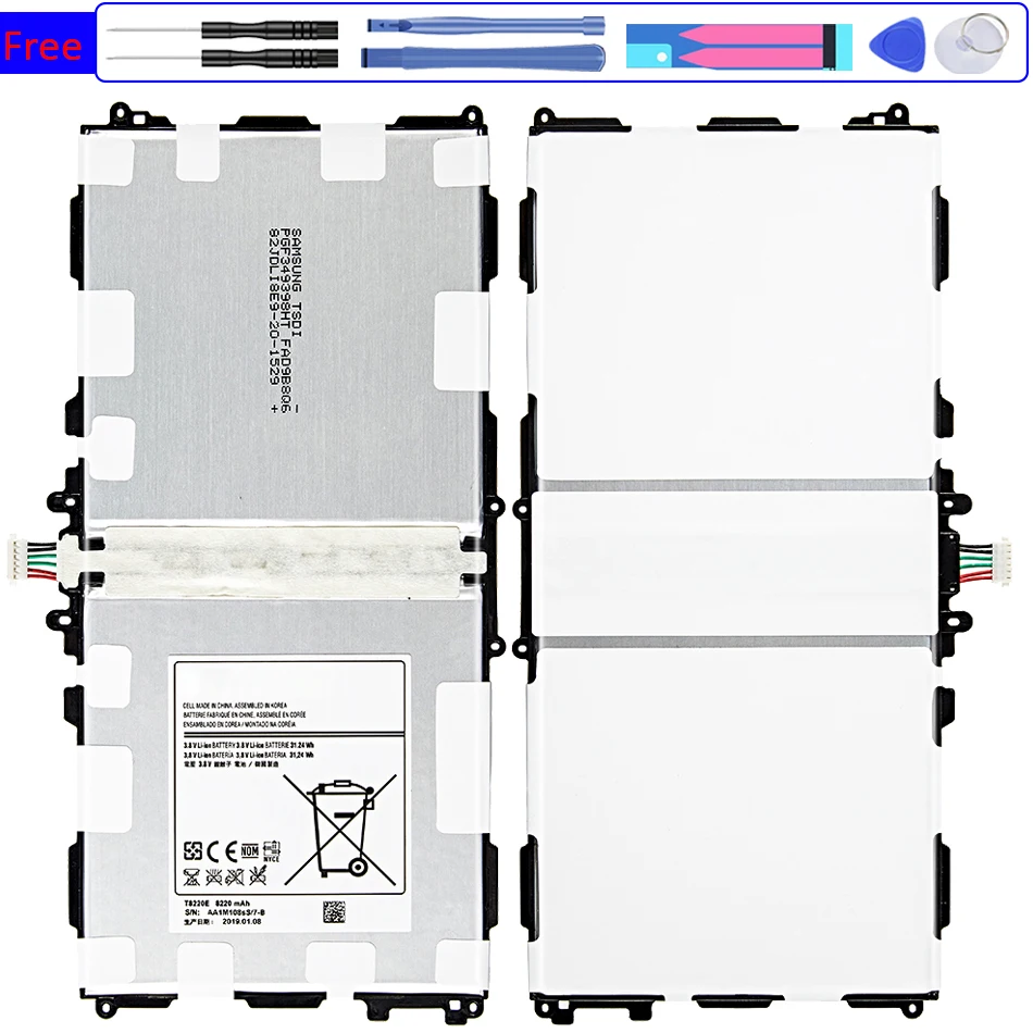 

Tablet Replacement Battery T8220E For Samsung Galaxy SM-P601 P600 T520 P601 P605 P607 Note 10.1 2014 Edition 8220mAh