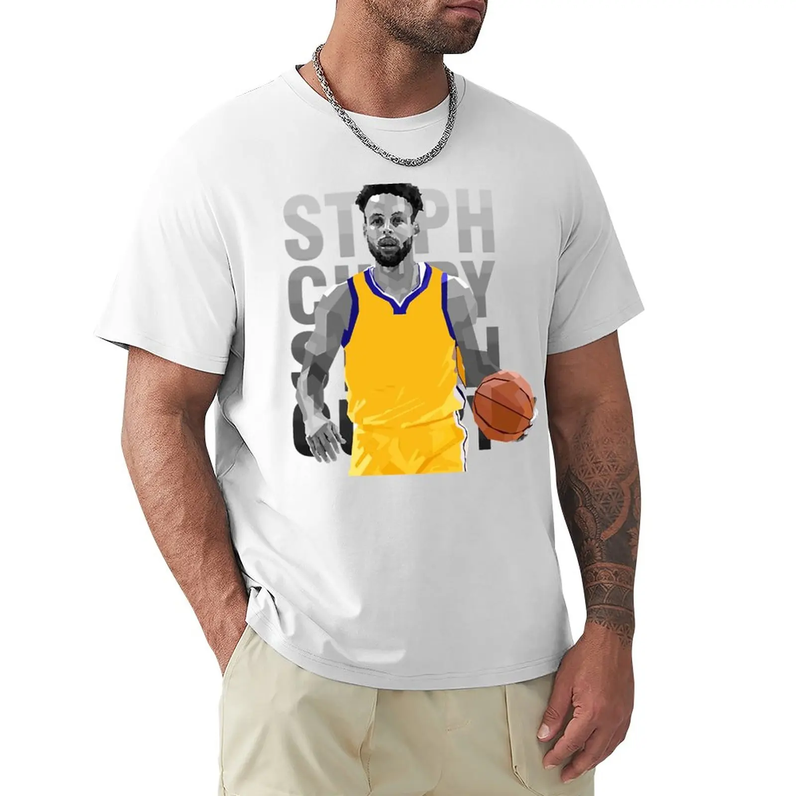 

Stephens And Currys Mengshen Mengku 2023 Basketball Stars (11) Basketballer Team Sport T-shirts Casual Graphic Championship F