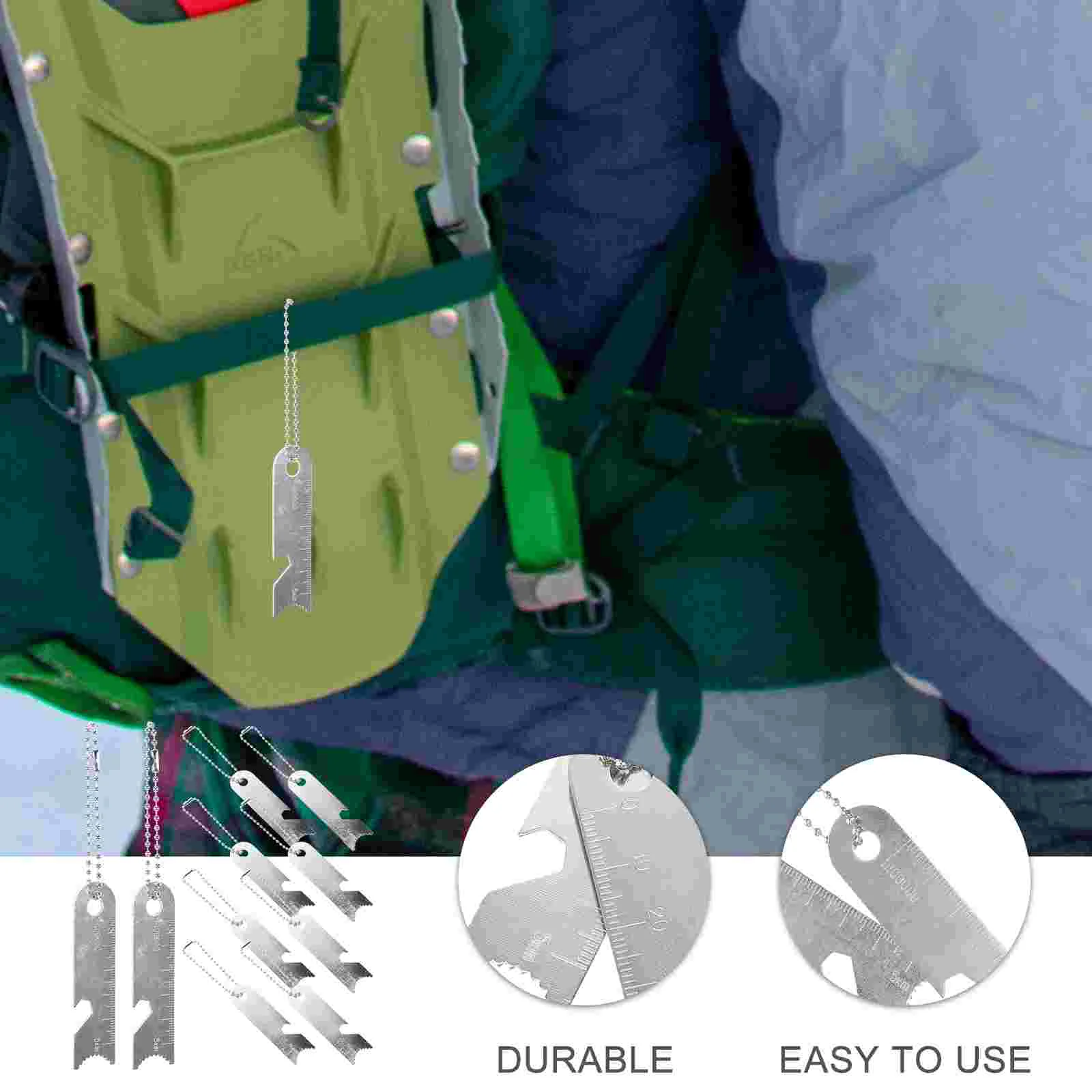 10 шт. кремневый скребок инструменты для выживания пожарные зажигалки линейка