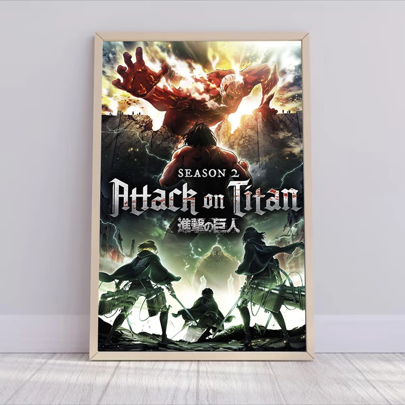 

Attack on Titan Posters for Wall Decoration Painting Interior Paintings Anime Home Decorations Luxury Home Decor Poster Room Art