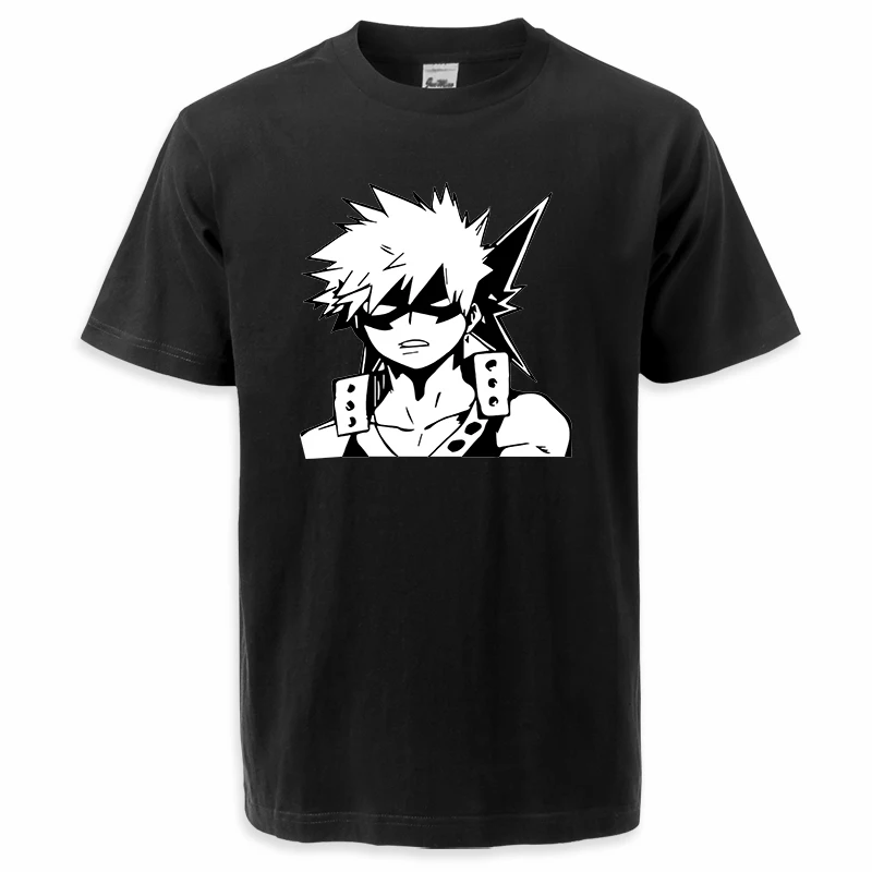 

My Hero Academia Mangas Anime T Shirts Bakugou Graphic Summer 2022 Mens T-shirt New Printed T Shirt For Men Loose Camisetas