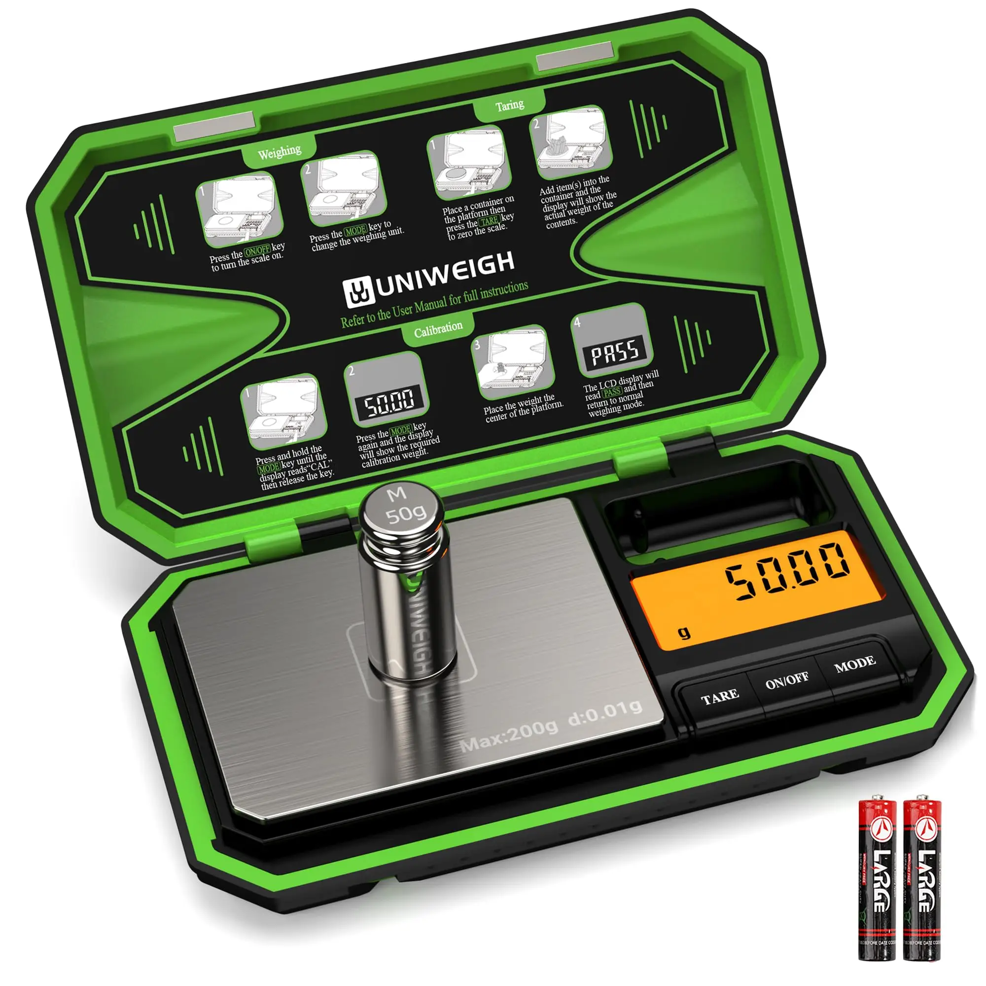 

Цифровые карманные весы Gram 200г/0,01г