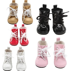 7 cm Doll Shoes Handmade Doll Mini Boots For 18 Inch American&43Cm Baby New Born Doll Accessories Fo in India