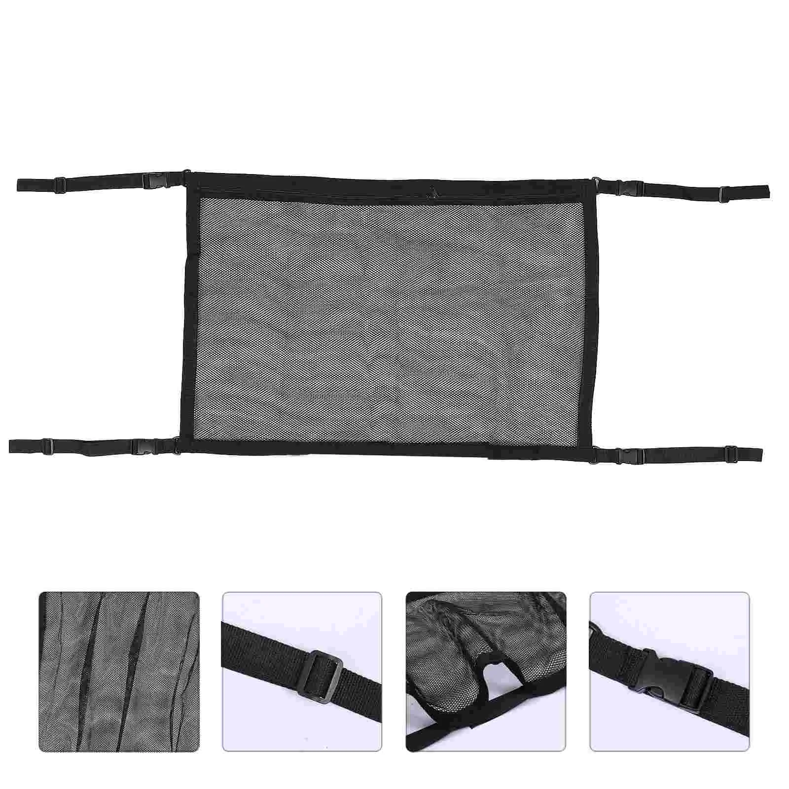 

1Pc Car Seatback Protectors Car Roof Universal Mesh Bag Car Ceiling Storage Net Cargo Tissue Purse Holder Truck Net Cover