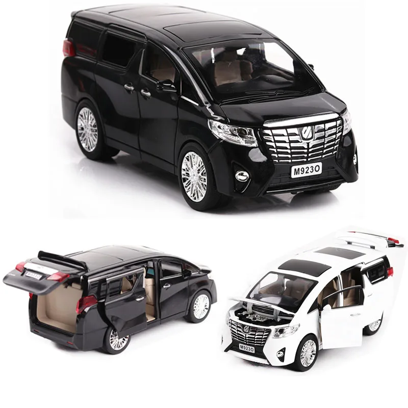 

1:24 Toyota Alphard MPV Car Model Alloy Car Die Cast Toy Car Model Pull Back Children's Toy Collectibles Free Shipping