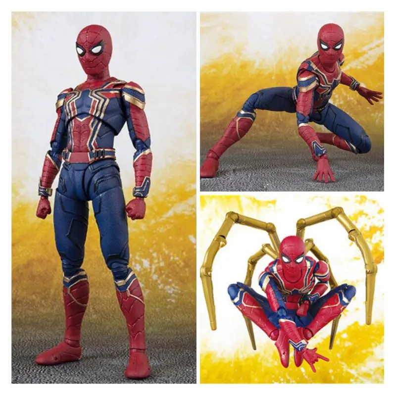 

Disney Avengers: Infinity War Spider-Man: No Way Home 14.5cm Spiderman Action Figure Peter Parker Legends toys for children doll