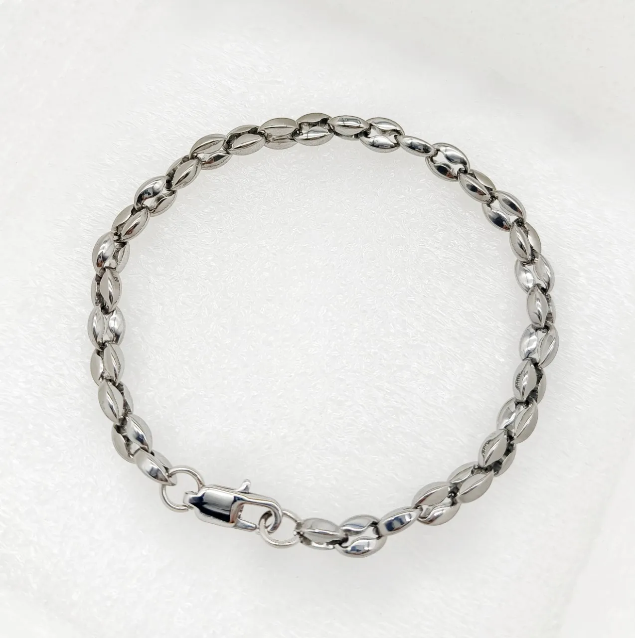 

ASON Stainless Steel Coffee Beans Link Chain Neckalce Hip Hop Pig Nose Chains For Men Women Jewelry Never Change Color Gift
