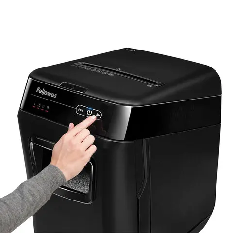 Уничтожитель (шредер) с автоподачей FELLOWES AUTOMAX 200M 5 уровень секретности 2x14 мм 32 л