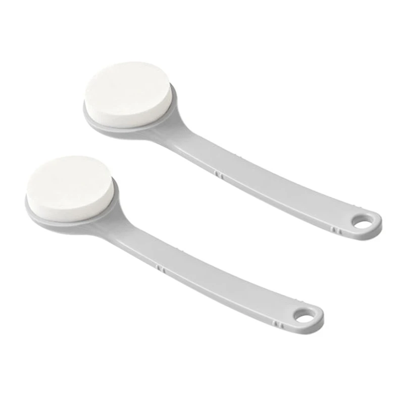 

3X Bath Body Skin LOTION APPLICATOR For Back POST-SHOWER Brush Sponge Pad