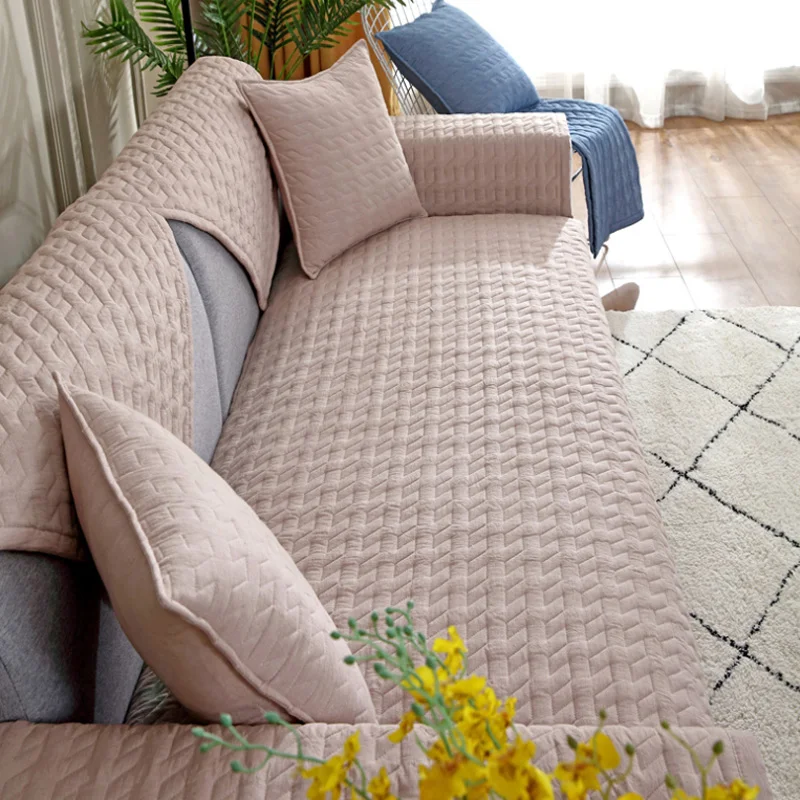 

Nordic Cotton Sofa Cover Sofa Towel for Living Room Decor Four Seasons Universal Corner Couch Cover Non Slip Sofa Chaise Cover