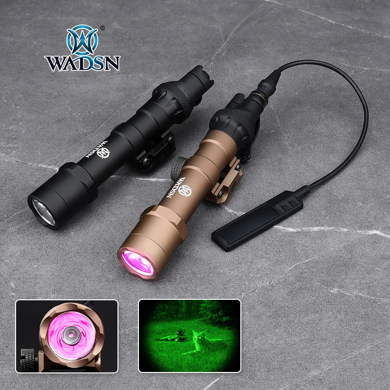 

WADSN Tactical M600 M600B IR LED Flashlight Weapon Light Infrared Illumination Picatinny Rail Hunting Gun Airsoft Accessories