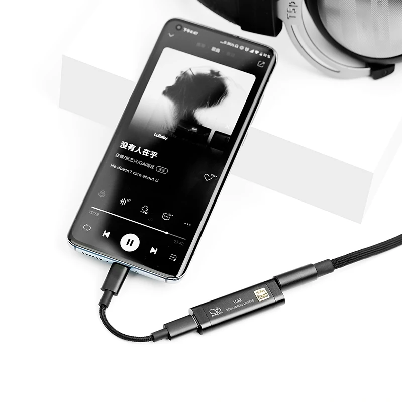 Kup Shanling UA2 Przenośny Kabel USB DAC Wzmacniacz Audio Typ C Do 2.5/3.5mm Wyjście Kompatybilny IOS Android PCM768 DSD512