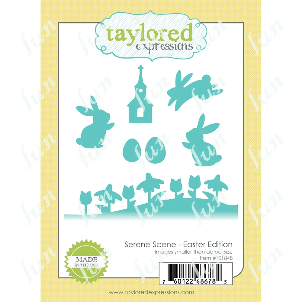 

Scrapbook Decorations Cutting Dies Sets for Diy Craft Making Greeting Card Diary New Easter Scene Molds Embossing Template