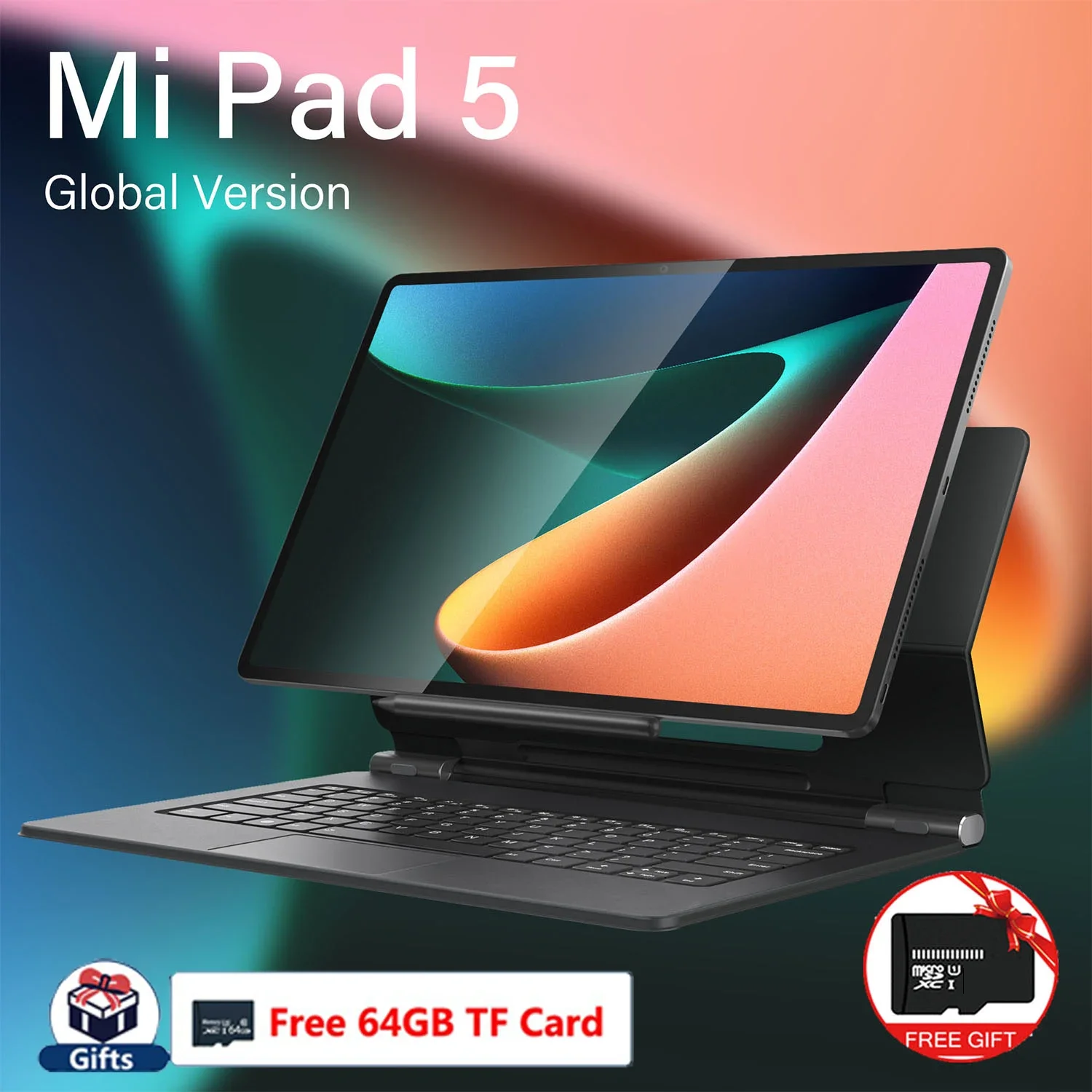 

Новый планшет с HD-экраном, глобальная версия планшета Android 12,0, 4 Гб + 64 ГБ + бесплатная карта TF, планшетный ПК с двумя SIM-картами или 4G, Wi-Fi, планшет IM