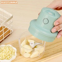wireless electric garlic press usb household 100250ml portable garlic device mini meat grinder baby complementary food mixer