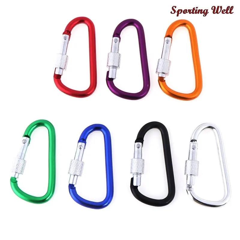 

Алюминиевый легкий Карабин с D-образным кольсветильник Ом, 2 шт., износостойкий, для туризма, кемпинга, альпинизма, аксессуары для скалолазан...