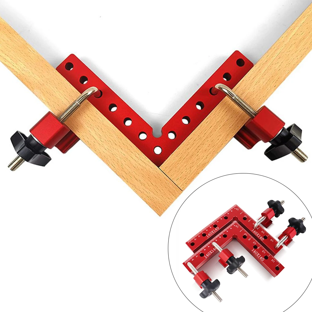 

90 Degree Right Angle Ruler Accurate DIY Fixing Accessories Corner Rulers Position Tools Auxiliary Fixture Clamp