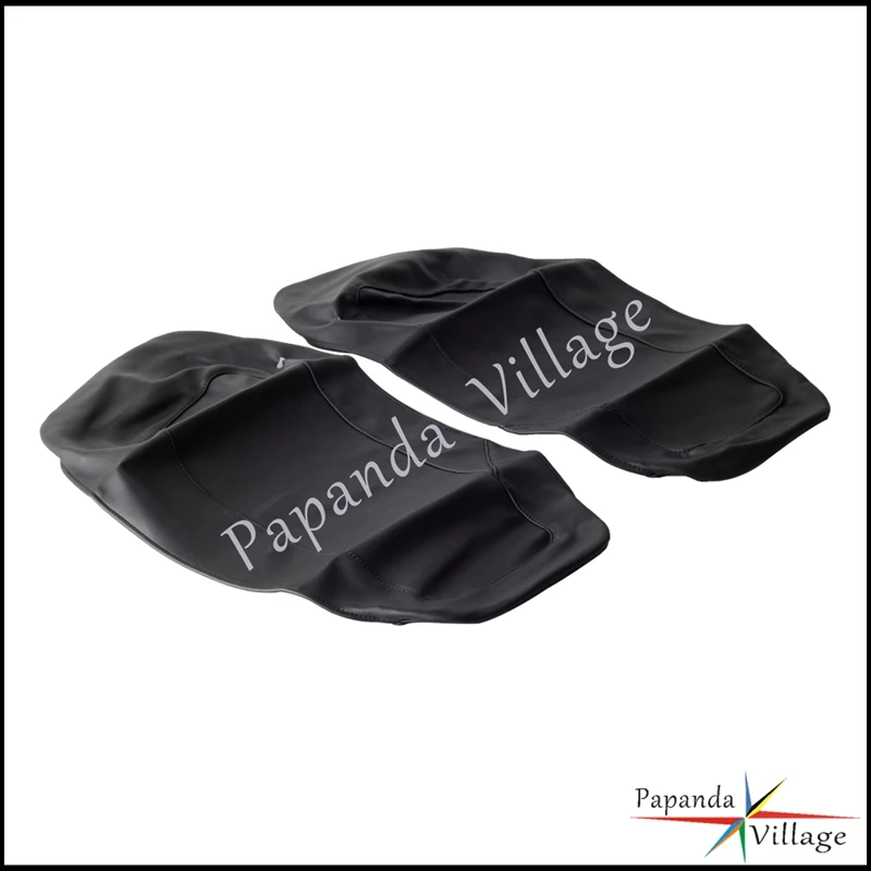 2X Leather Premium Saddlebag Lid Cover For Harley Touring Road Glide Street King 2014-2022 Motorcycle Accessories - купить по