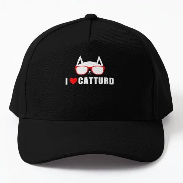 

I Love Catturd Baseball Cap Hat Women Sport Sun Mens Czapka Printed Solid Color Hip Hop Spring Bonnet Outdoor Boys Black