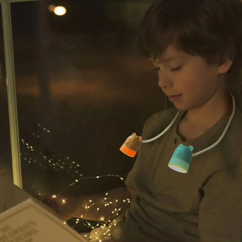 

Flexible Led Small Night Lamp Reading Eye Protection Portable Table Lamp Neck Hanging Desk Lamp Home Lighting Supplies Handsfree