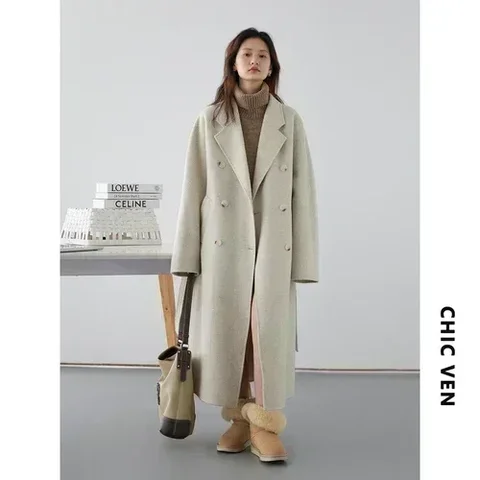 CHIC VEN Женское пальто из шерсти осенне-зимнее