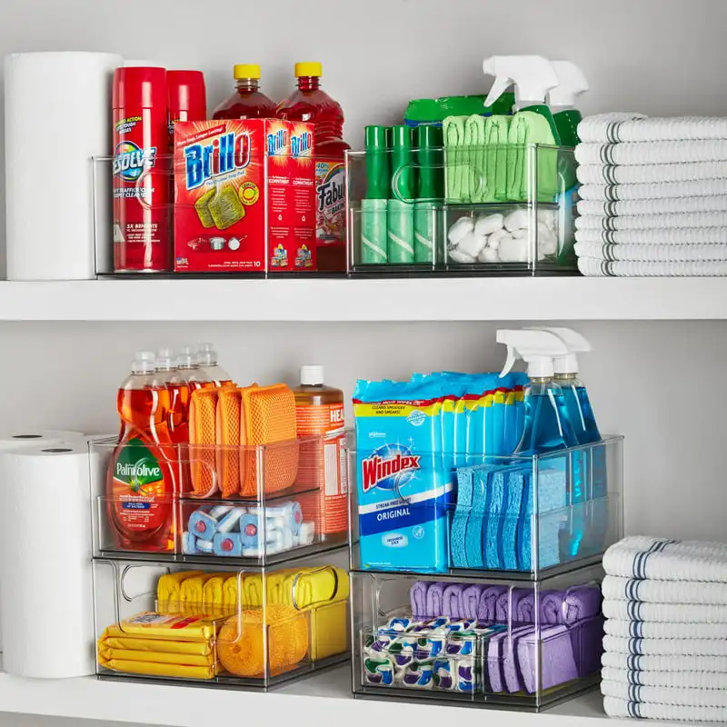 

Premium Clear Edit Plastic Piece Modular Multipurpose Storage System - Super Organizer & Time Saver!